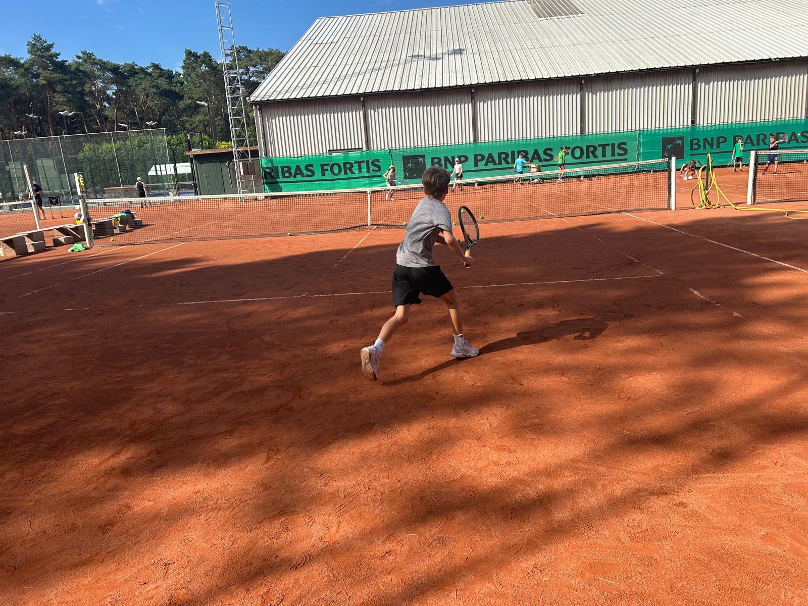 Tennistraining backhand
