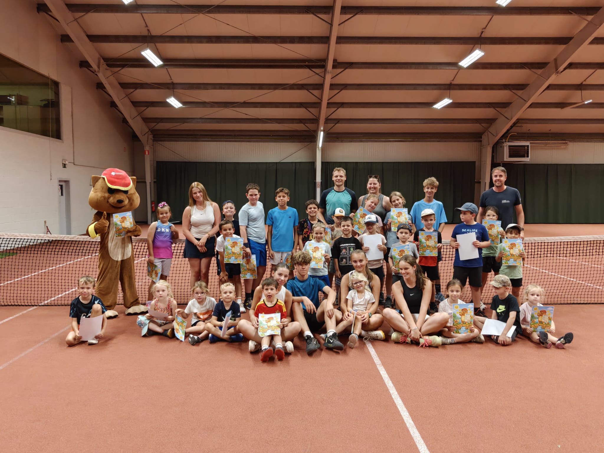 Groepsfoto sportkamp