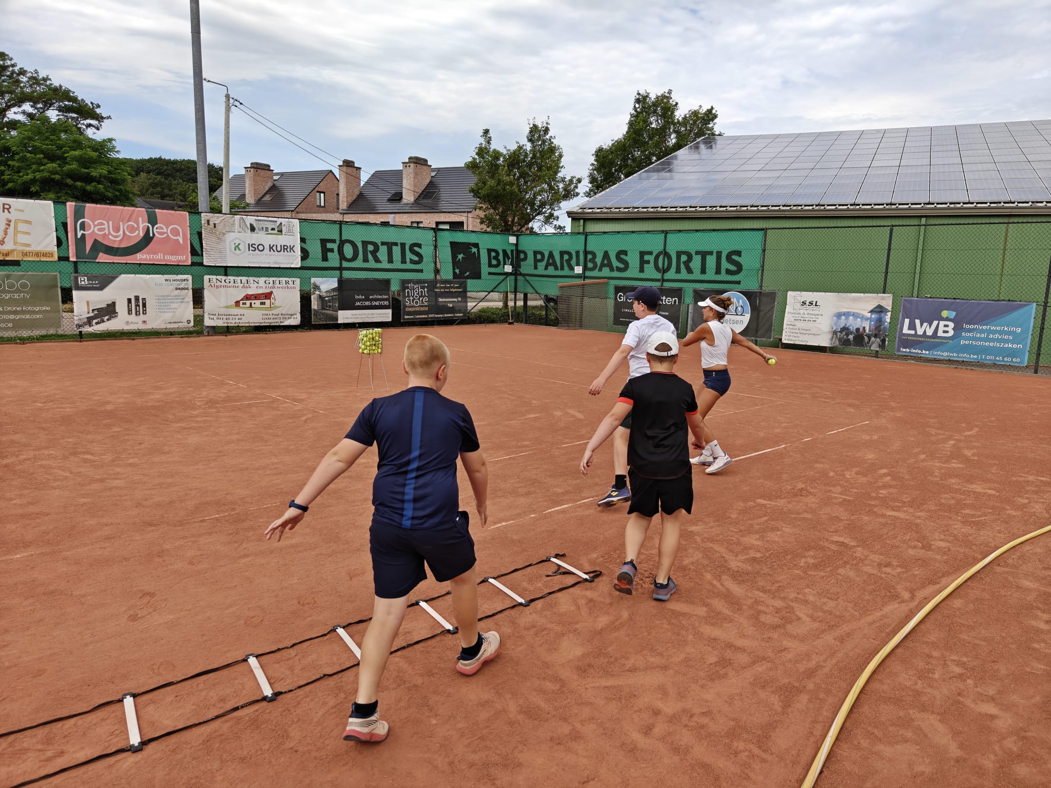 Training op de club